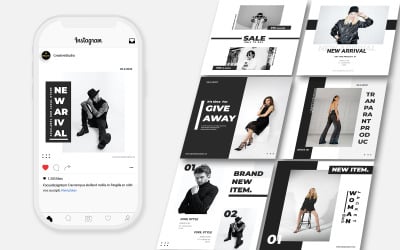Moda Instagram Gönderi Şablonu