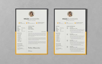 Plantillas de CV de Curriculum Vitae creativo