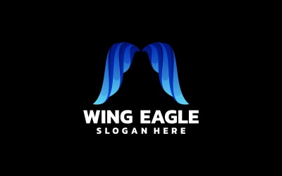 Wing Eagle Gradient Logo-Stil