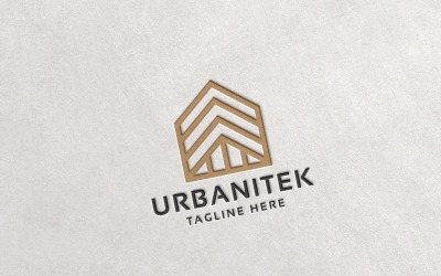 Logotipo profesional de bienes raíces urbanos