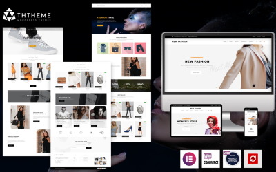 Nytt mode – WordPress-temat för Elementor Fashion Shop