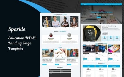 Sparkle – Oktatási HTML céloldalsablon
