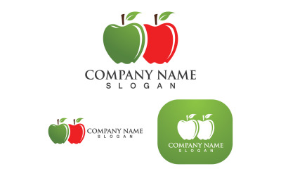 Apple Vector Logo Design Icon Logo Template V5