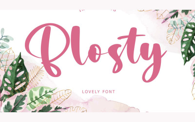Blosty mooie lettertypeweergave