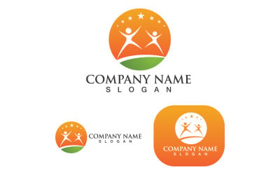 Healthy Life People Logo Vector V3