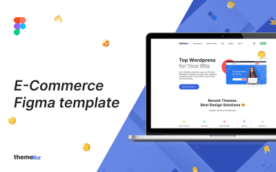 Plantilla de diseño ThemeRage Figma y Photoshop