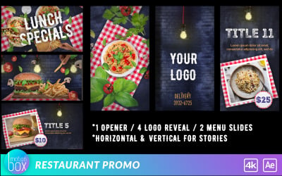 Restaurant Promo Pack - After Effects Template