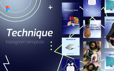 Shop Social Media Template Technological