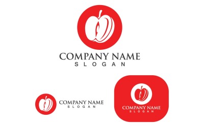 Apple Vector Logo Design Icon Logo Template V18