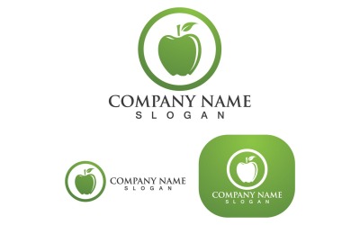 Apple Vector Logo Design Ikon Logotyp Mall V20
