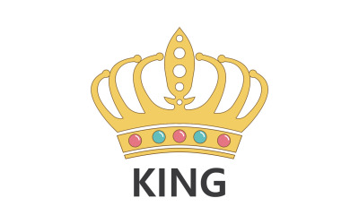 Couronne Logo Template Vector Icon V