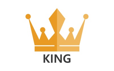 Crown Logo Template Vector Icon V16