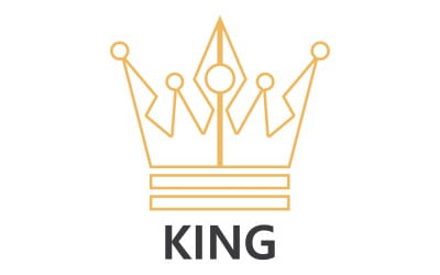 Crown Logo Template Vector Icon V37