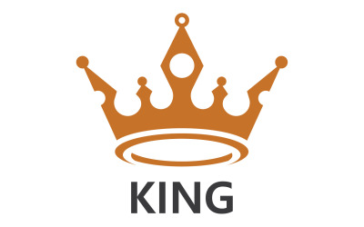 Crown Logo Template Vector Icon V3