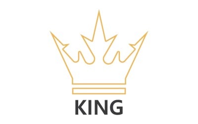 Crown Logo Template Vector Icon V46