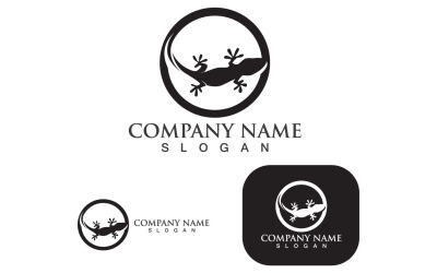 House Lizard Logo Vector Print Mall V19