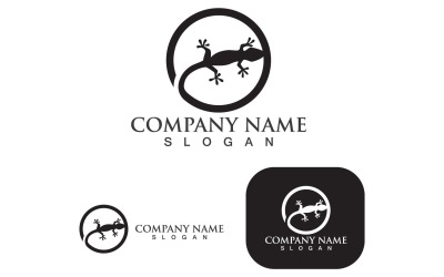 House Lizard Logo Vector Print Mall V22