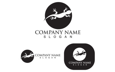 House Lizard Logo Vector Print Mall V4
