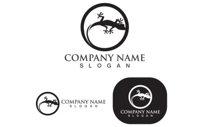 House Lizard Logo Vector Print Mall V5