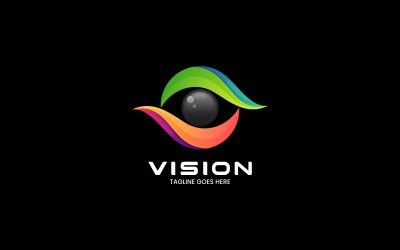 Vision Color Gradient Logo