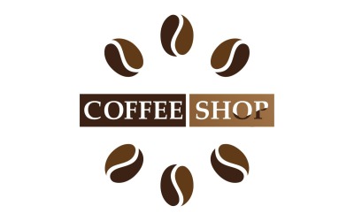 Coffee Bean Logo And Symbol V7