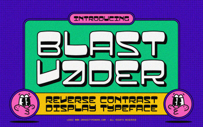 Blastvader — odwrócony kontrast