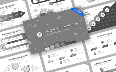 Шаблон Timeline Doodle 3 Keynote