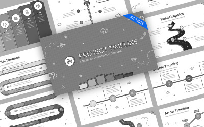 Timeline Doodle 2 Keynote Template