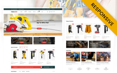 Toolswar - Bester Werkzeug- und Autoteile-Shop OpenCart Responsive Theme