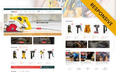 Toolswar - Кращий магазин інструментів та автозапчастин OpenCart Адаптивна тема