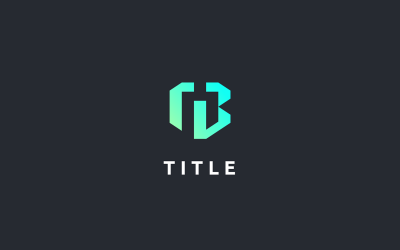 Ampio logo con monogramma verde vibrante WB