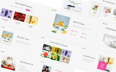 Carbole Fruits Store Google Sldies Template
