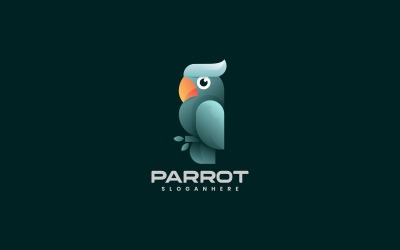 Papağan Renk Gradyan Logosu