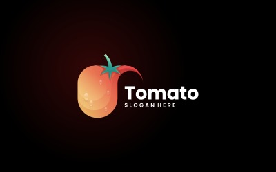 Logo-Design mit Tomatenverlauf