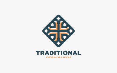 Traditional Simple Logo Style