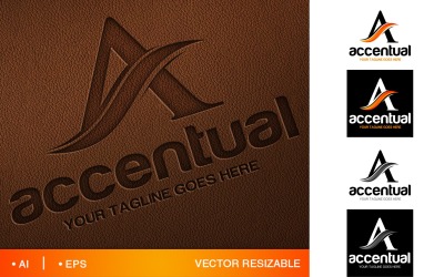 Accentual - Шаблон логотипу технології