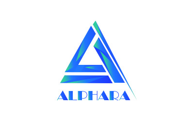 Alphara-Logo Ein Buchstabe-Logo