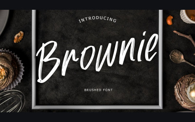 Brownie Fırça Ekran Yazı Tipi