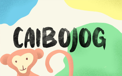 Caibojog Blod Font Display