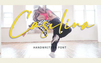 Caselina Handwritten Display Font