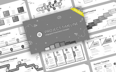 Timeline Doodle 4 Google Slides Template