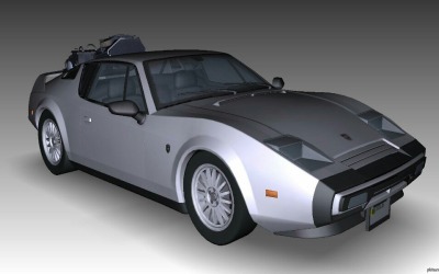 Vintage Super Sport Car 3d-modell