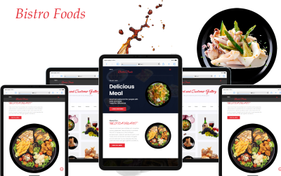 Bistro Foods - Bootstrap 5 HTML5 Website Template