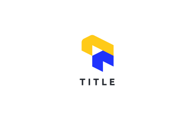 Ampio logo con monogramma Edgy F giallo blu