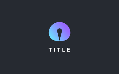 Rymlig asymmetrisk Fortune Cookie Gradient App-logotyp