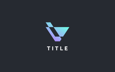 Minimales Edgy IV Shade Block-Logo