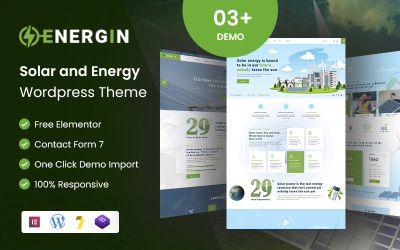 Solar - Tema WordPress sobre ecología y energía solar