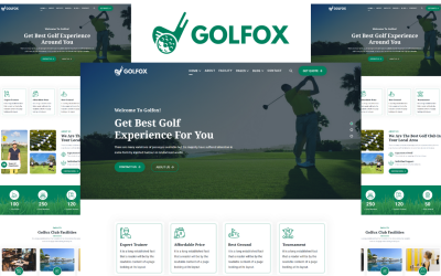 Golfox - Golfclub HTML5-sjabloon