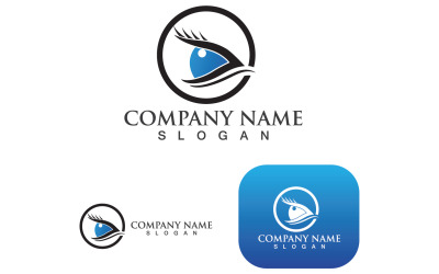 Eye Care Vector Logo Design V14