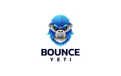 Logo-Design mit Yeti-Farbverlauf